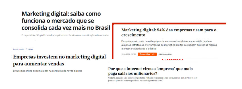 Notícias sobre marketing digital